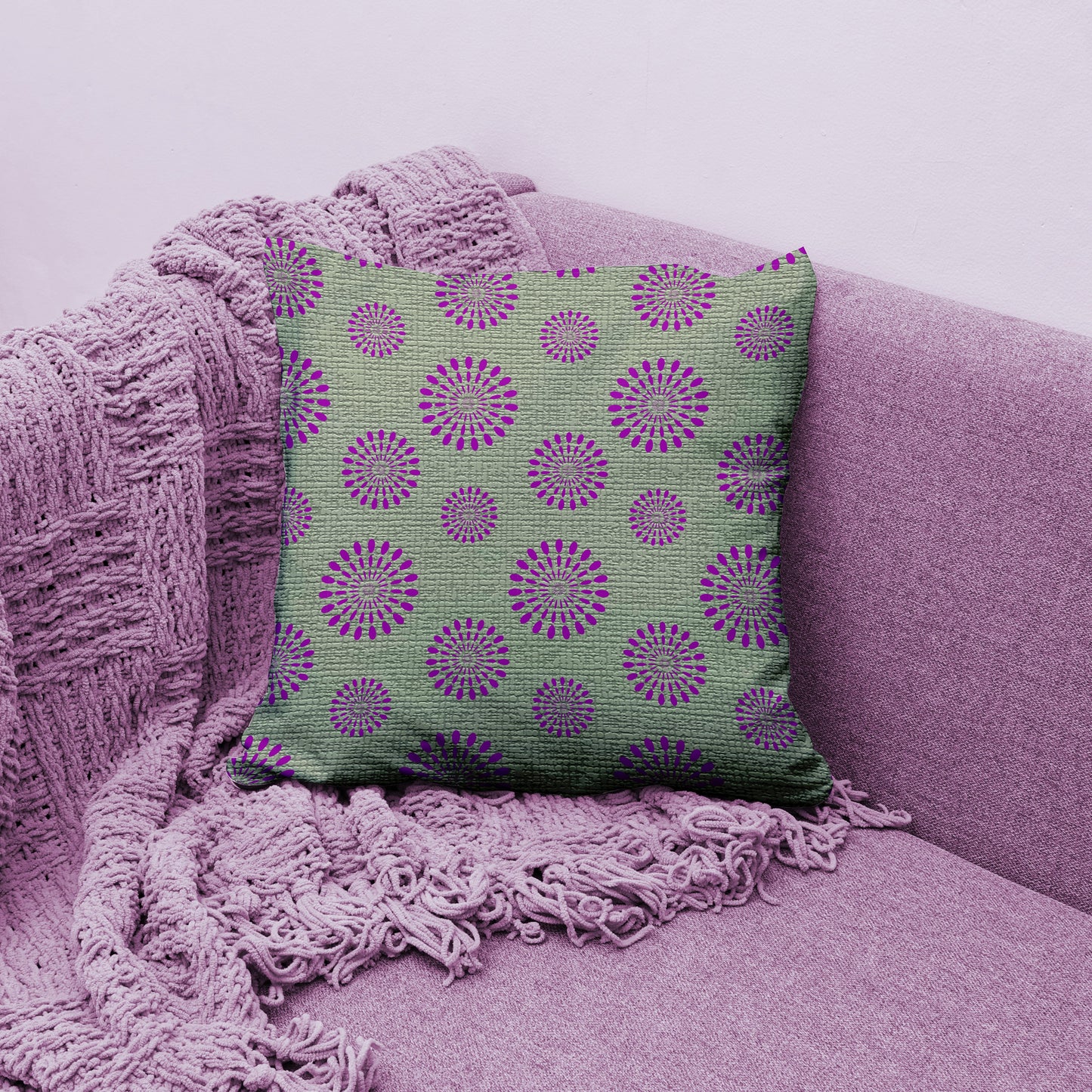 Textured Marine Whispers – 16x16 Premium Canvas Cushion Cover | Maknoonz Exclusive (MZTMW-025)