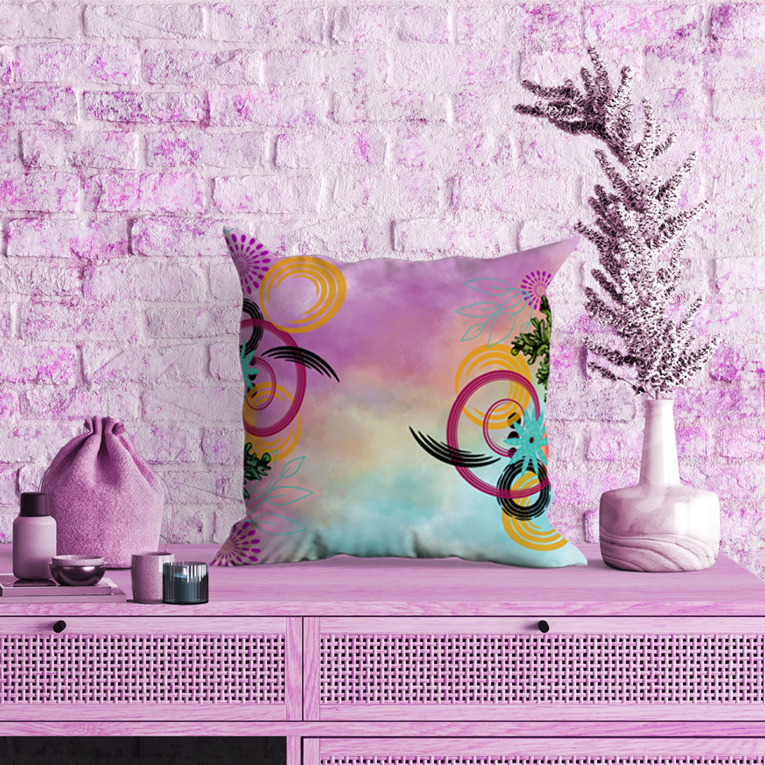 Marine Whispers – 16x16 Premium Canvas Cushion Cover | Maknoonz Exclusive (MZMW-055)