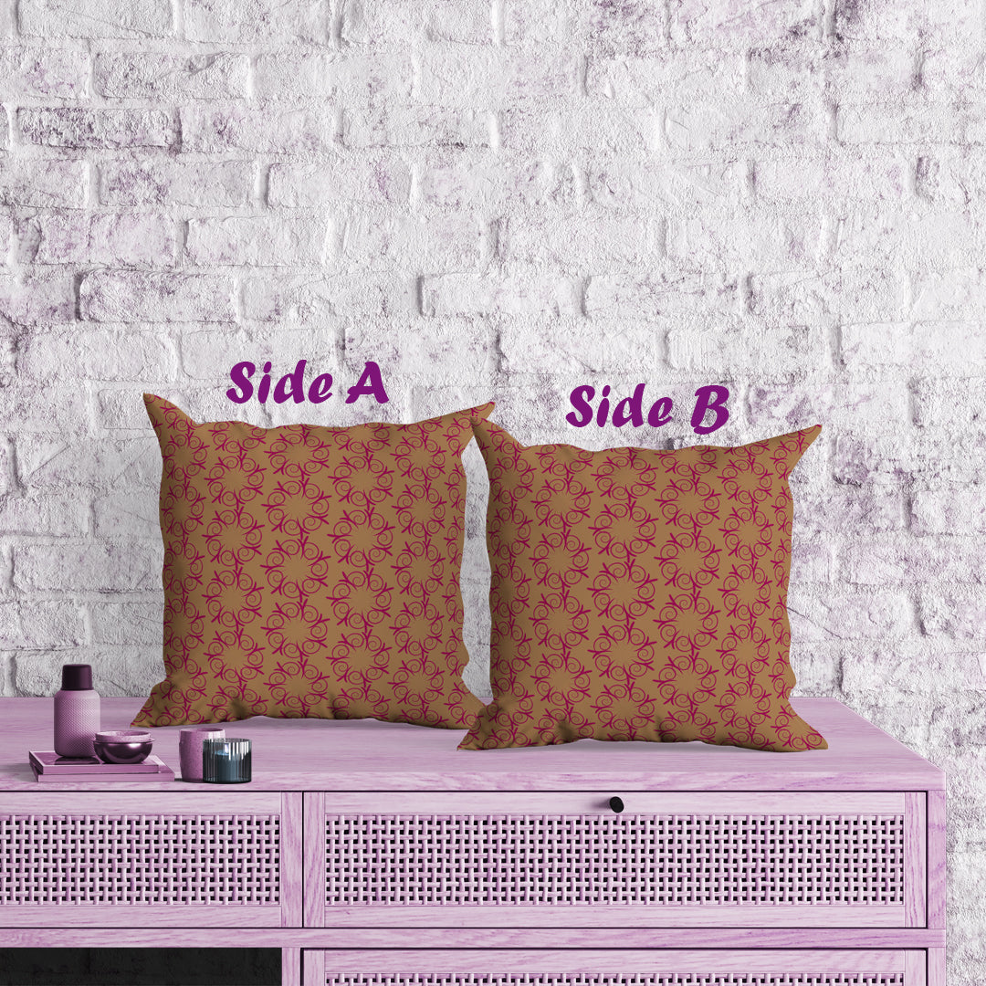 Marine Whispers – 16x16 Premium Canvas Cushion Cover | Maknoonz Exclusive (MZMW-035)