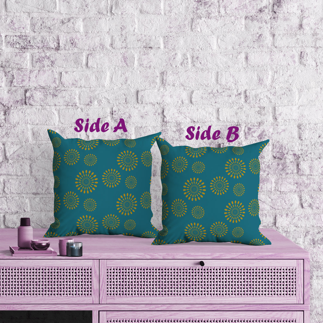 Marine Whispers – 16x16 Premium Canvas Cushion Cover | Maknoonz Exclusive (MZMW-045)