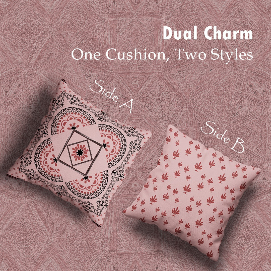 Greek Elegance – Set of 5 | 16×16 Premium Canvas Cushion Covers | Maknoonz Exclusive (GEMZ-5P-C)