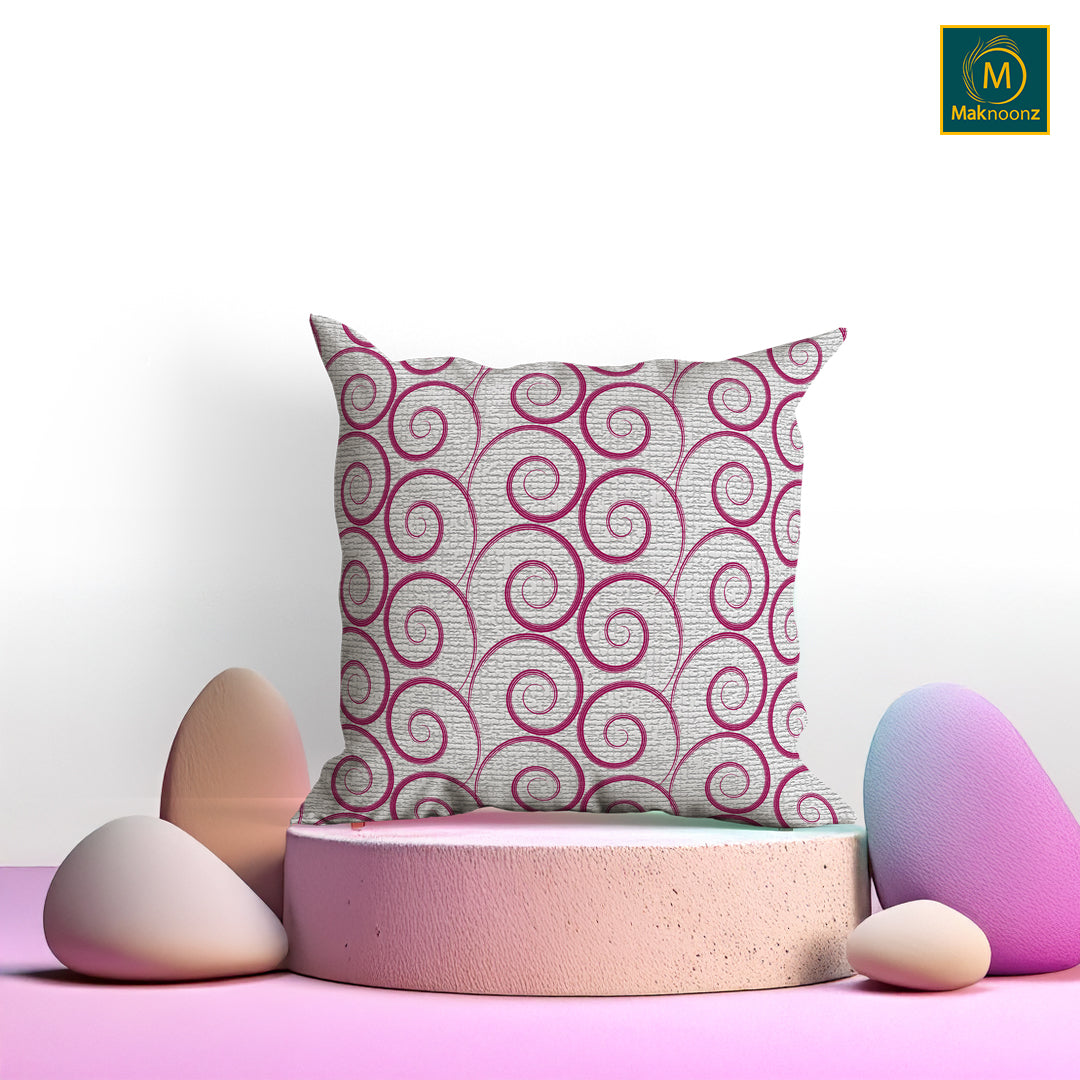 Textured Marine Whispers – 16x16 Premium Canvas Cushion Cover | Maknoonz Exclusive (MZTMW-055)