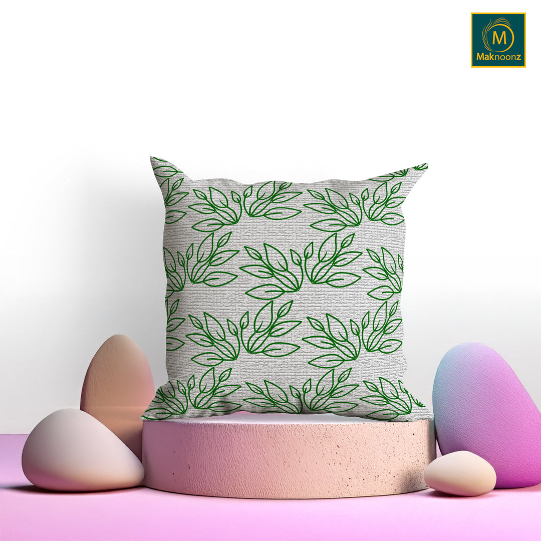 Textured Marine Whispers – 16x16 Premium Canvas Cushion Cover | Maknoonz Exclusive (MZTMW-015)