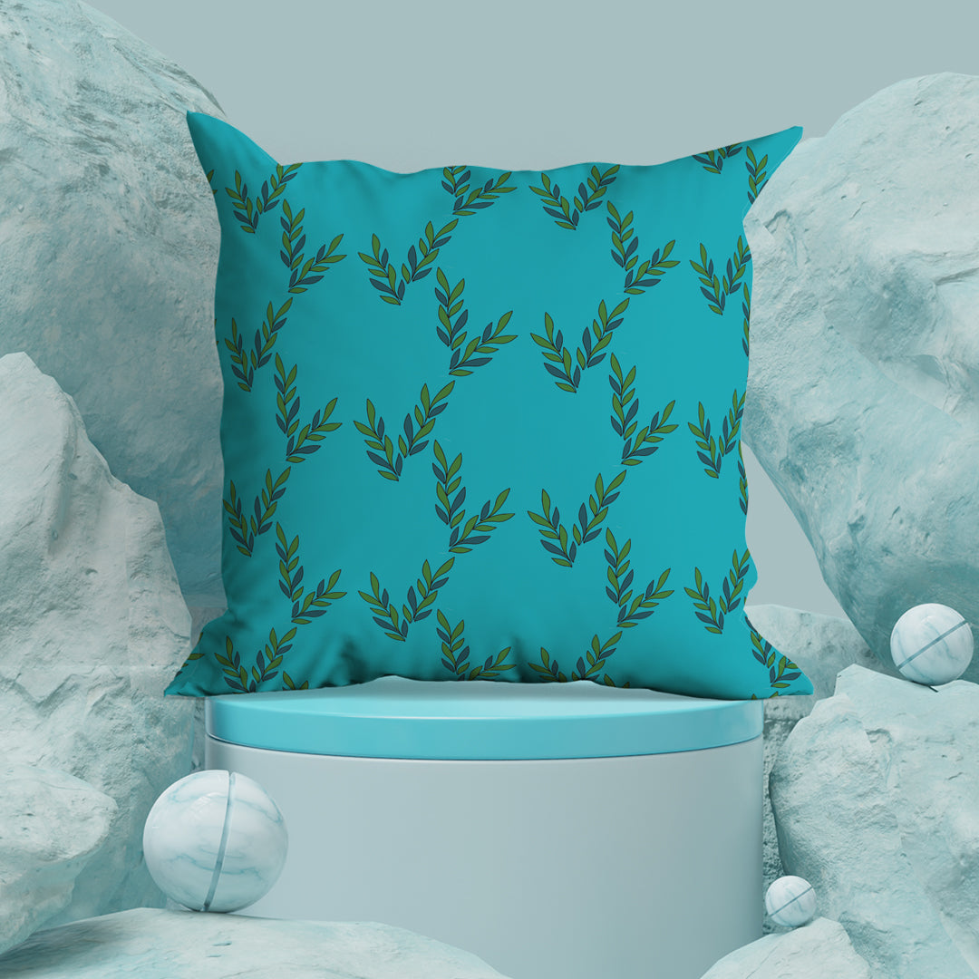 Mystic Meadows – 16x16 Premium Canvas Cushion Cover | Maknoonz Exclusive (MZMM-035)