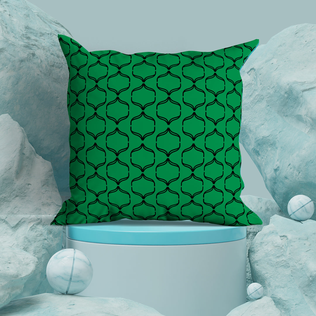 Mystic Meadows – 16x16 Premium Canvas Cushion Cover | Maknoonz Exclusive (MZMM-045)