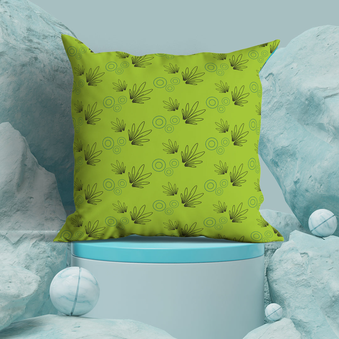 Mystic Meadows – 16x16 Premium Canvas Cushion Cover | Maknoonz Exclusive (MZMM-025)