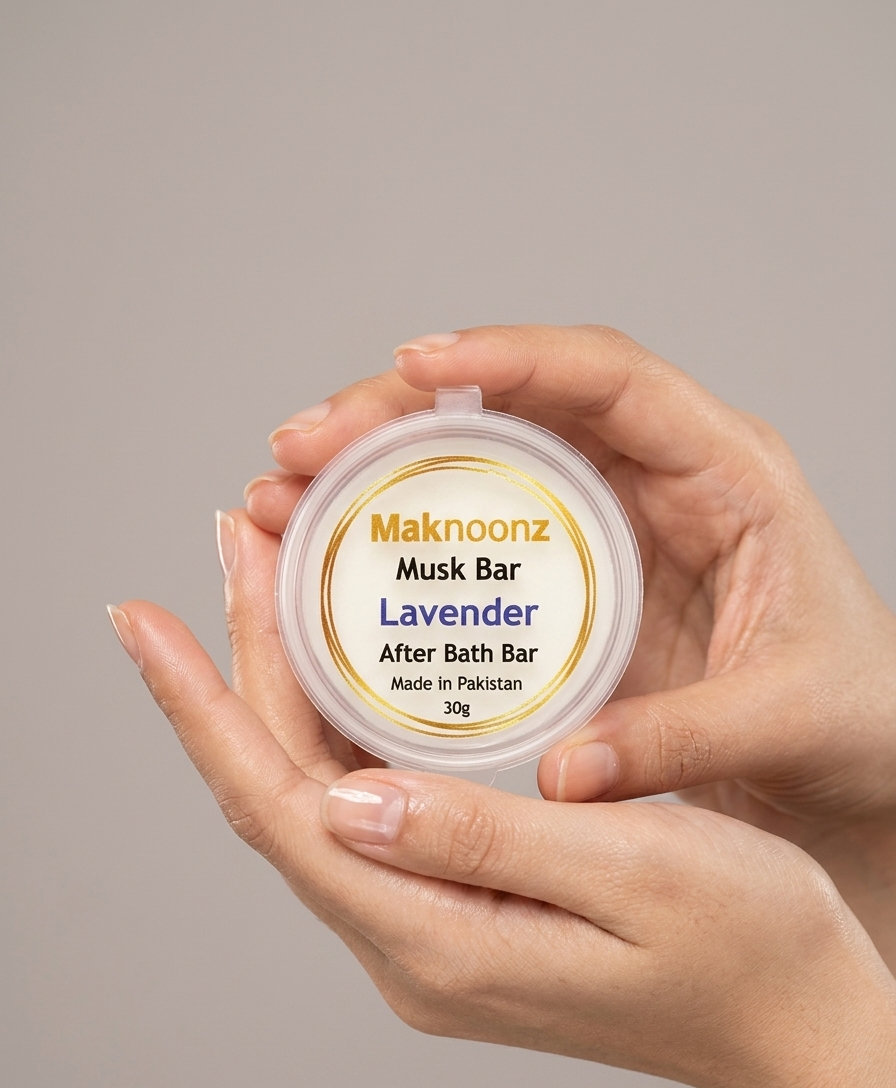Lavender | Maknoonz Musk After Bath Bar | An Ode to Moroccan Lavender Musk