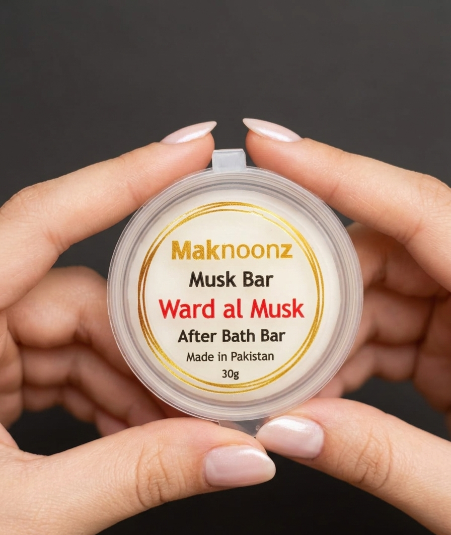 Ward al Musk | Maknoonz Musk Bath & After Bath Bar Duo | An Ode to Moroccan Ward al Musk