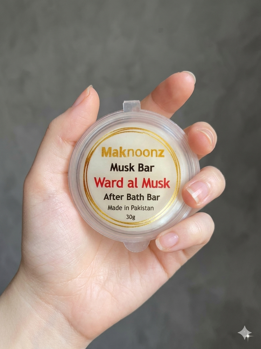 Ward al Musk  | Maknoonz Musk After Bath Bar | An Ode to Moroccan Ward al Musk