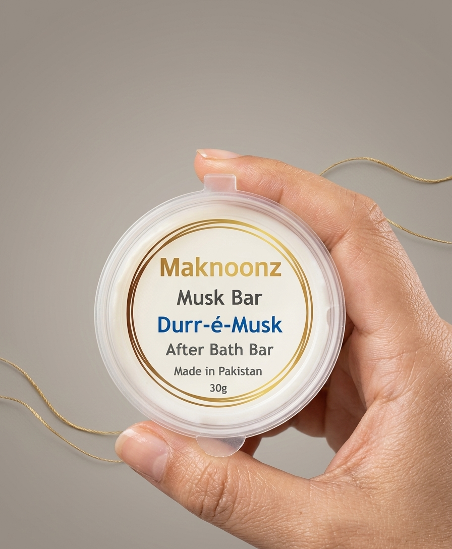 Durr-e-Musk | Maknoonz Musk After Bath Bar | An Ode to Moroccan Durr-e-Musk