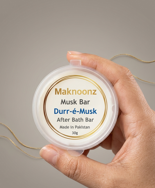 Durr-e-Musk | Maknoonz Musk After Bath Bar | An Ode to Moroccan Durr-e-Musk