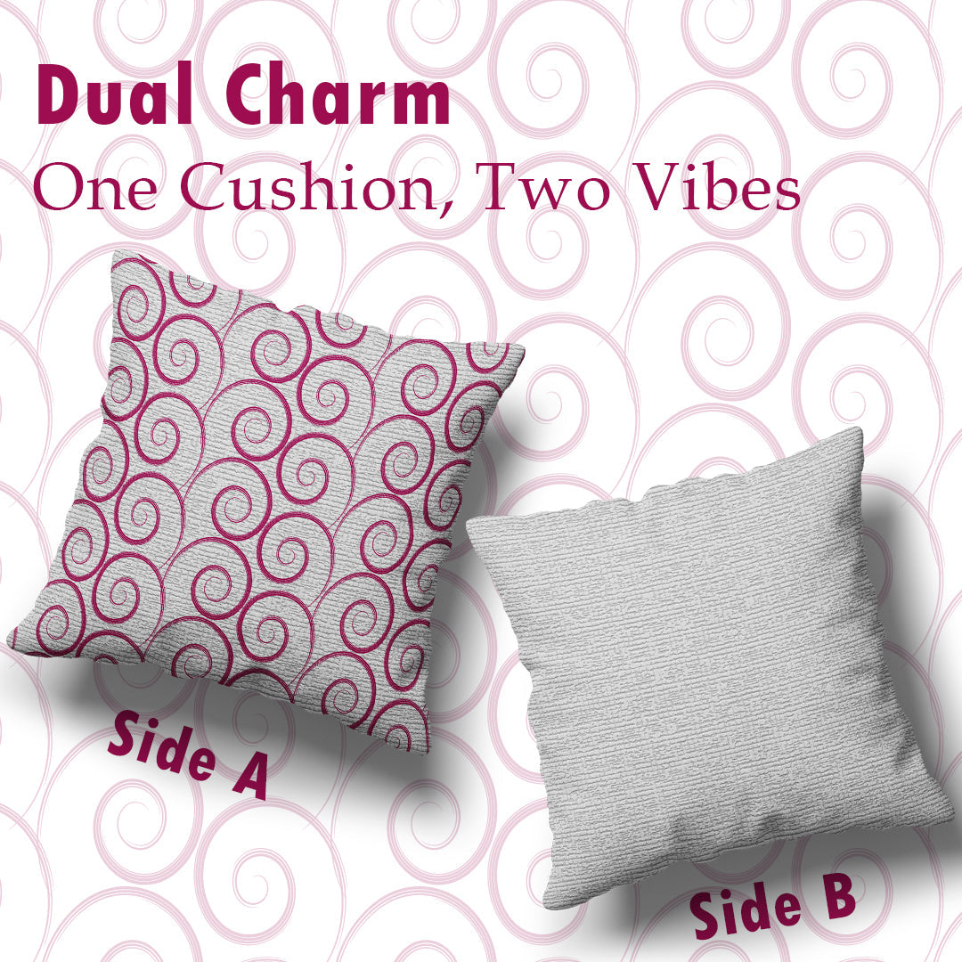 Textured Marine Whispers – 16x16 Premium Canvas Cushion Cover | Maknoonz Exclusive (MZTMW-055)