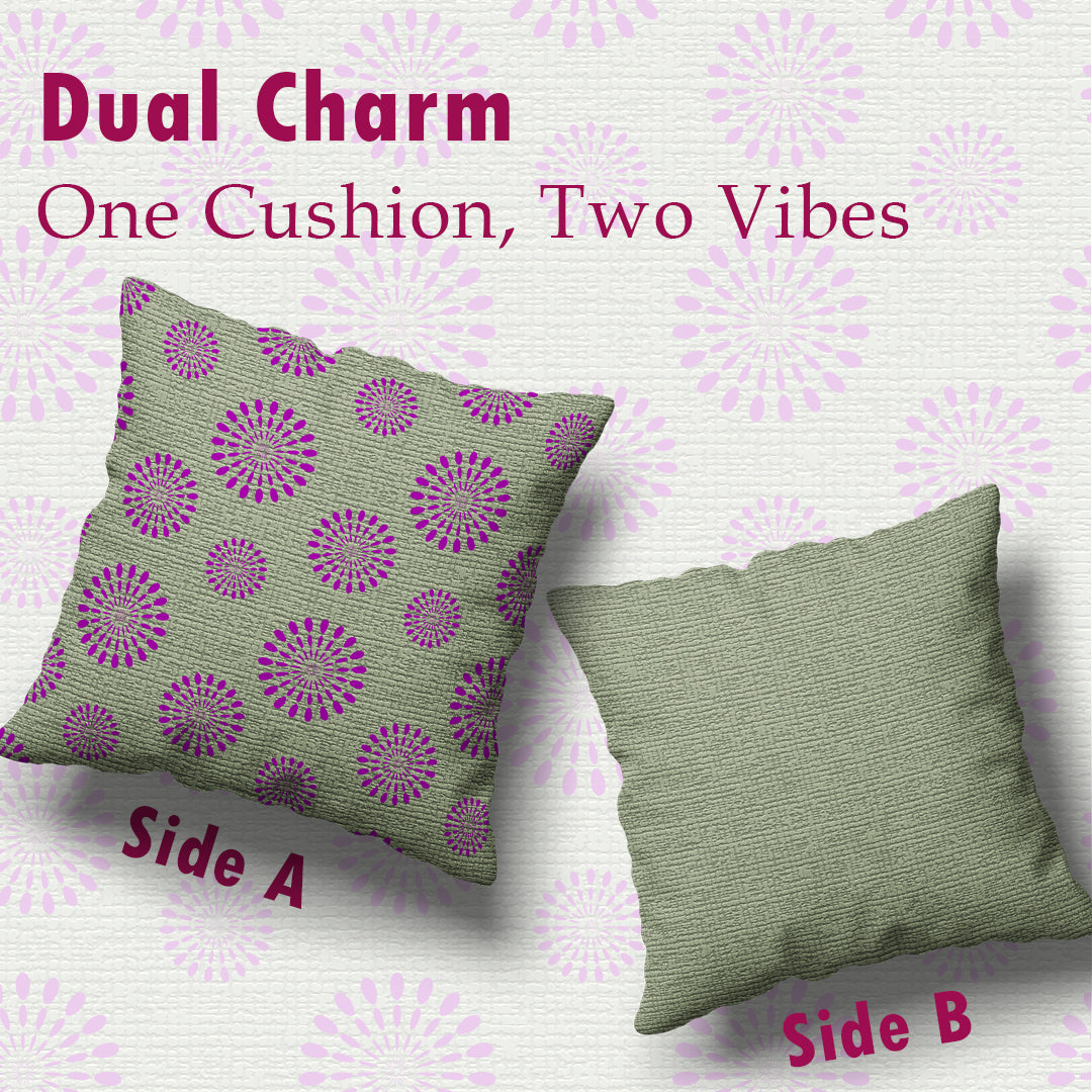 Textured Marine Whispers – 16x16 Premium Canvas Cushion Cover | Maknoonz Exclusive (MZTMW-025)