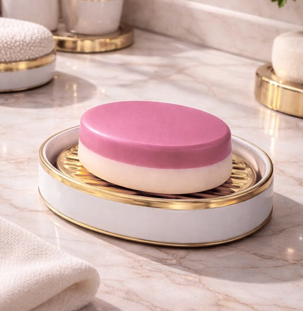 Soft Rose | Maknoonz Moroccan Musk Bath Bar | An Ode to Moroccan Soft Rose Musk
