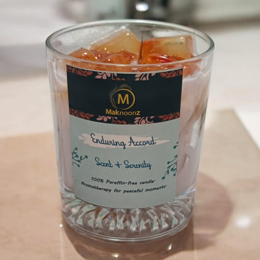 Enduring Accord – Premium Jar Candle for Newlyweds & Romantic Couples | Maknoonz Exclusive (MZFA-JC)