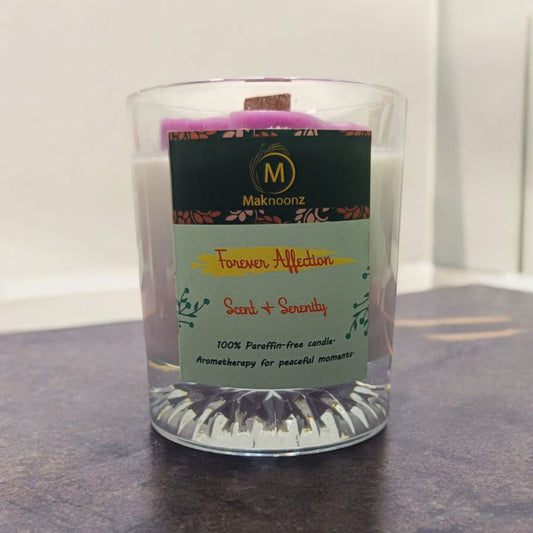 Forever Affection – Premium Jar Candle for Newlyweds & Romantic Couples | Maknoonz Exclusive (MZFA-JC)