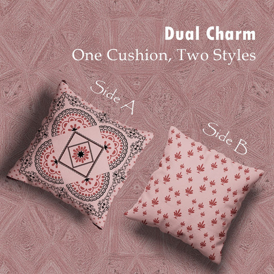 Premium Greek Elegance – 16x16 Premium Canvas Cushion Cover | Maknoonz Exclusive (GEMZ-055)