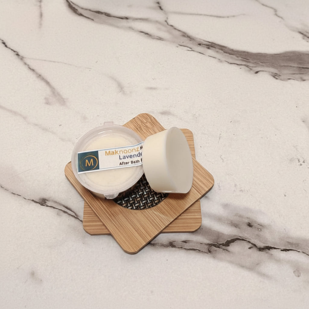Lavender | Maknoonz Musk Bath & After Bath Bar Duo | An Ode to Moroccan Lavender Musk