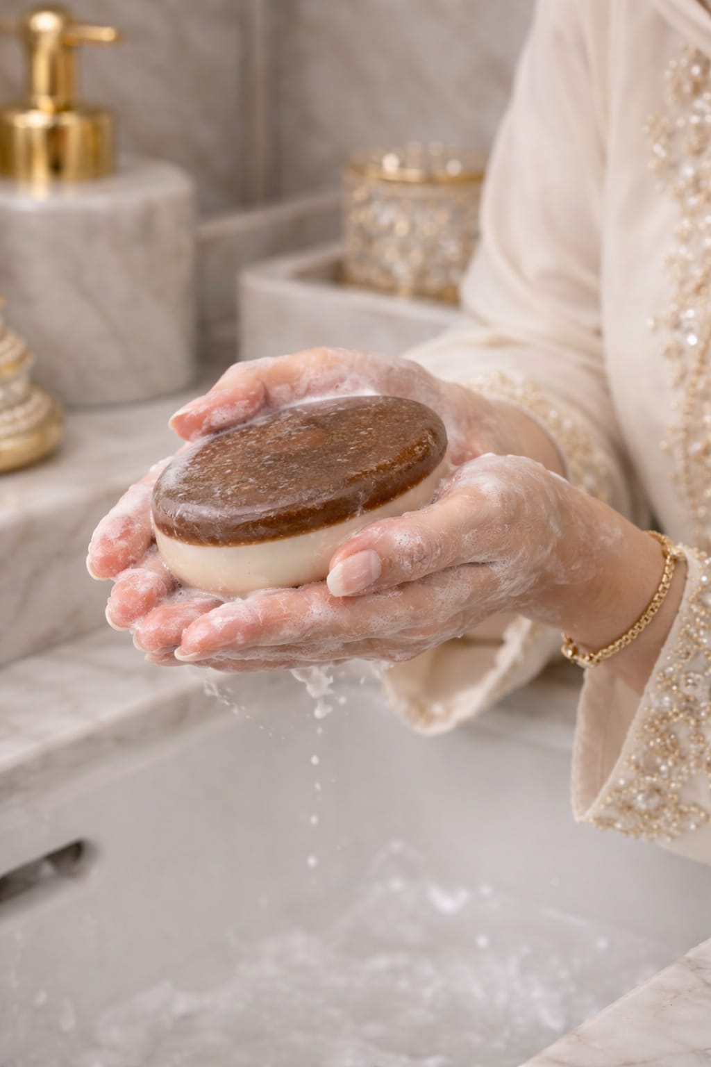 Black Amber | Maknoonz Moroccan Musk Bath Bar | An Ode to Moroccan Black Amber Musk