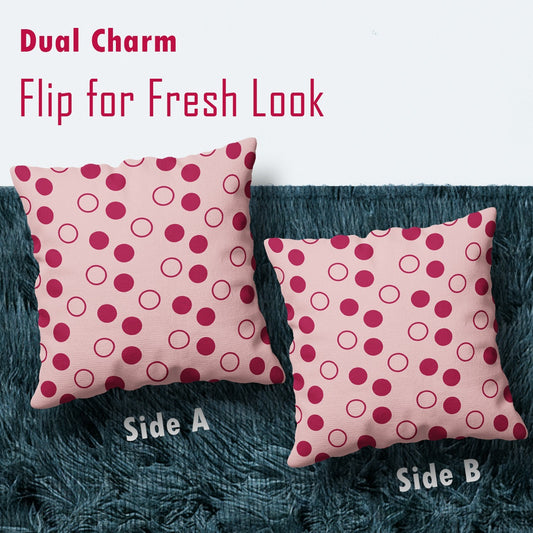 Majesty Pink – 16×16 Premium Canvas Cushion Cover | Maknoonz Exclusive (MZMP-044)