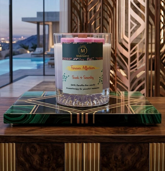 Forever Affection – Premium Jar Candle for Newlyweds & Romantic Couples | Maknoonz Exclusive (MZFA-JC)