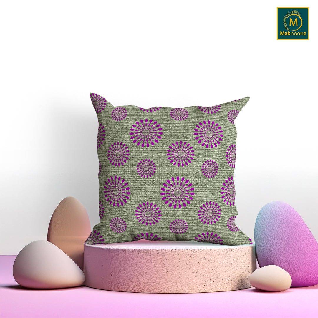 Textured Marine Whispers – 16x16 Premium Canvas Cushion Cover | Maknoonz Exclusive (MZTMW-025)